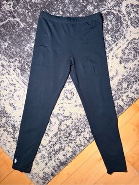 Polo by Ralph Lauren Navy Girls' Stretch Leggings